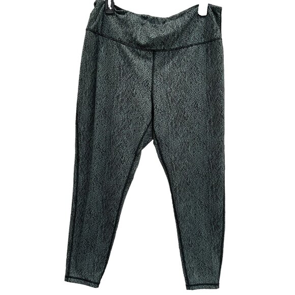 2 Womens Athletic Leggings size XL Prana Black Gray Pant Gym Yoga Activewear Lot - Picture 5 of 9